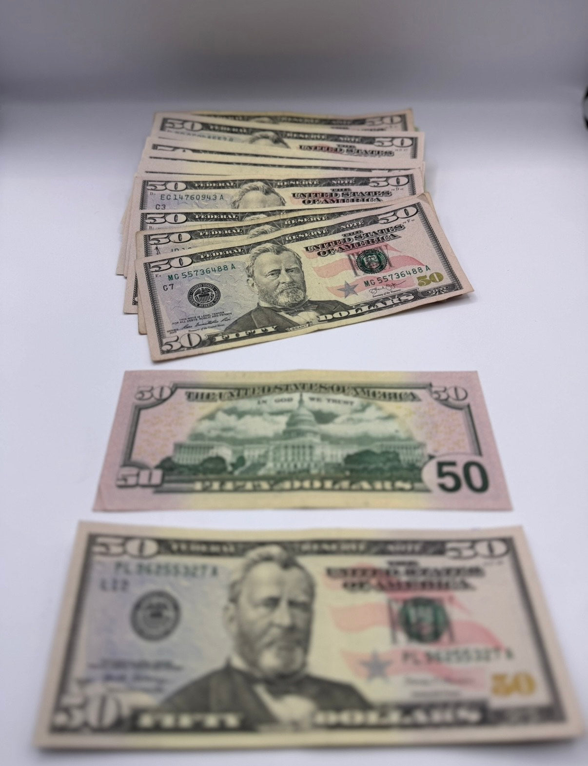 American Prop Money $50 Bills $5,000 Full Print 1 Stack (100pcs)